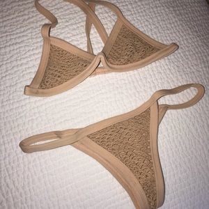 OG Posh Pua SET! Kainalu Chrochet nude size S